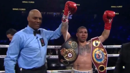 Boxeo: el misionero Flores brilló en Las Vegas y le ganó al mexicano Isaac Lucero imagen-7