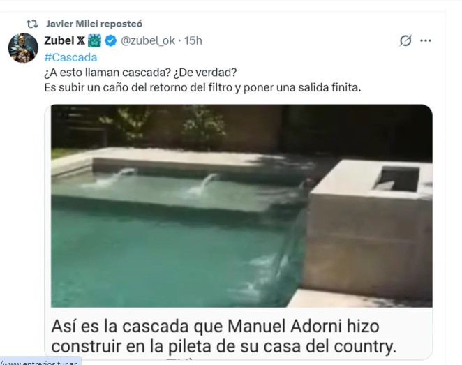 Javier Milei salió a defender la 'cascada' de Manuel Adorni imagen-2
