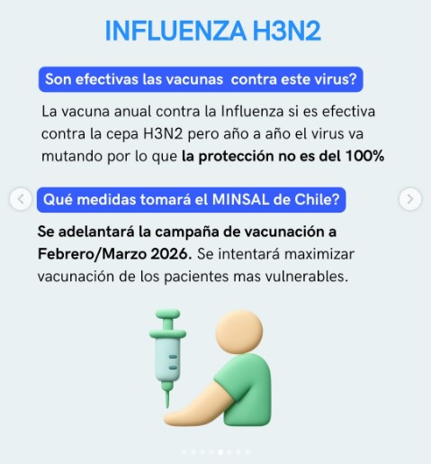 La “super gripe” H3N2 genera preocupación y reiteran llamado a vacunarse imagen-6