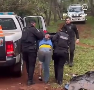 Amenazó de muerte a su pareja con una escopeta escapó por el monte y se arrojó por un barranco: fue detenido en Campo Grande imagen-15
