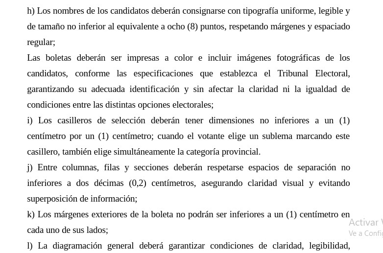 Boleta con foto y voto atado: el elector elegirá sólo uno de los cuatro sublemas de cada partido imagen-4