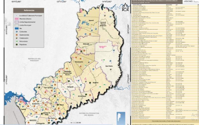 Presentaron el Mapa de las 88 Fiestas Populares de Misiones imagen-13