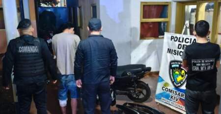 Robó una moto del Hospital Madariaga, chocó y las cámaras del 911 guiaron a la Policía hasta su detención imagen-11