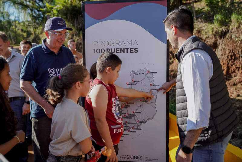 Un puente clave para la conectividad: Bernardo de Irigoyen estrena una obra estratégica que transforma la circulación 3 Un puente clave para la conectividad: Bernardo de Irigoyen estrena una obra estratégica que transforma la circulación imagen-2