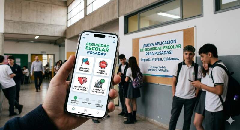 Buscan implementar una app de seguridad escolar para denunciar violencia, amenazas y problemas de salud mental en Posadas imagen-12
