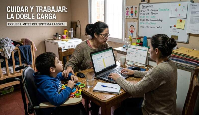 Cuidar y trabajar en simultáneo: el desafío diario de mujeres que sostienen la vida familiar frente a un mercado laboral rígido imagen-12