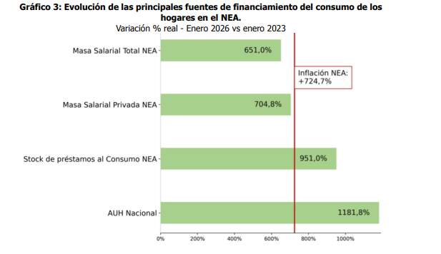 NEA: crece el consumo, pero las familias se endeudan más y cambian sus prioridades de gasto imagen-8
