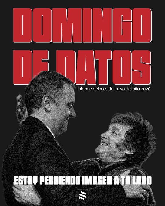 "Estoy perdiendo imagen a tu lado": Milei, con 64,5% de desaprobación según encuesta imagen-2