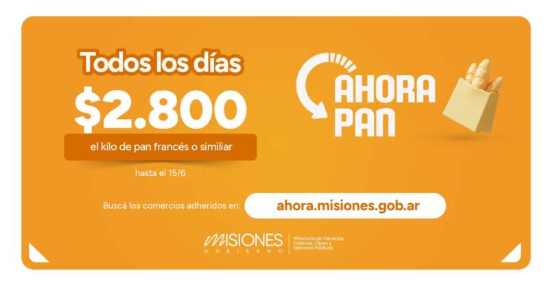 Tras ocho meses sin aumentos, el programa "Ahora Pan" actualiza su valor de referencia a $2.000 el kilo hasta el 15 de junio imagen-12
