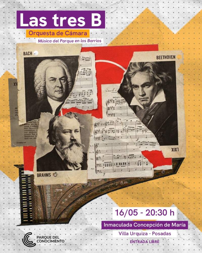 “Las tres B” llega a los barrios: la Orquesta de Cámara del Parque interpretará obras de Bach, Brahms y Beethoven en la parroquia Inmaculada imagen-2
