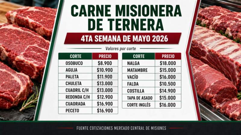 Carnes en el Mercado Central de Misiones: una opción accesible para los misioneros en tiempos de crisis 9 Carnes en el Mercado Central de Misiones: una opción accesible para los misioneros en tiempos de crisis imagen-8