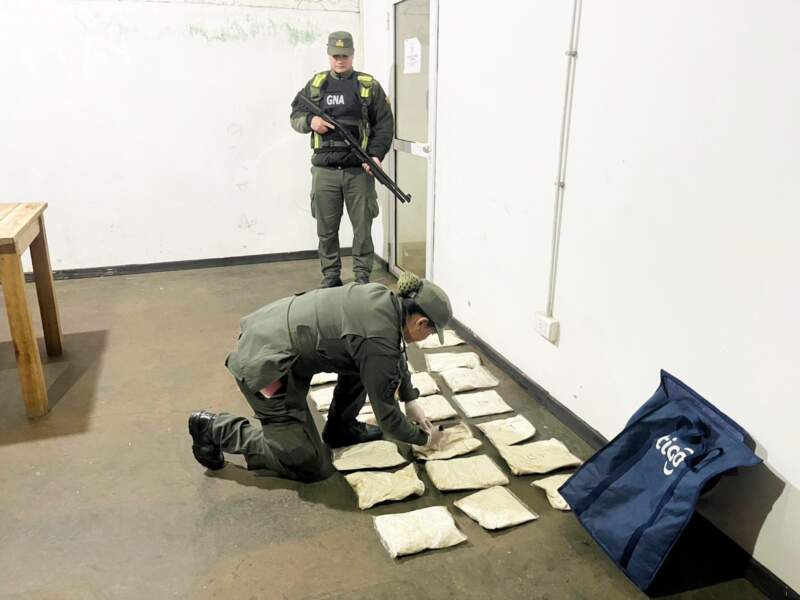 Posadas: Gendarmes encontraron 18 kilos de cocaína dentro de un bolso mientras revisaban el cargamento de maderas de un camión imagen-15