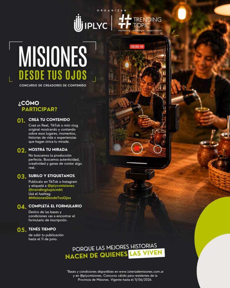 Arranca el concurso “Misiones desde tus ojos”, para mostrar la identidad local imagen-2