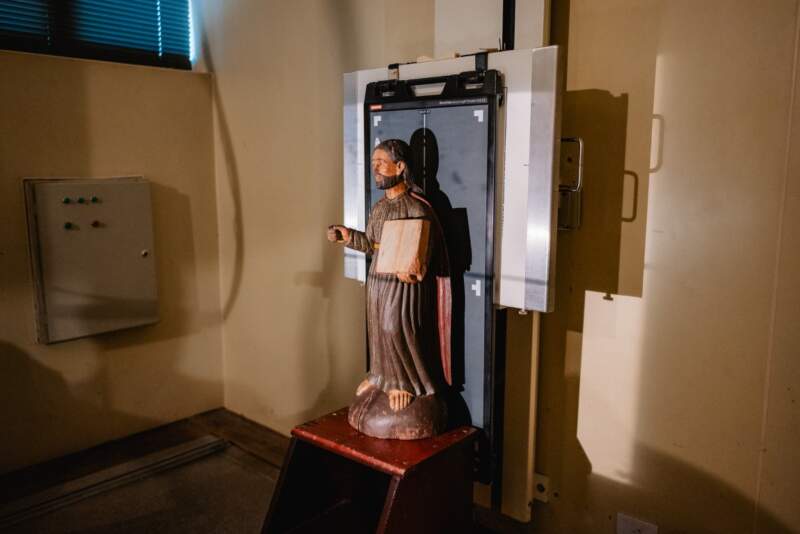 Misiones lleva la conservación patrimonial a otro nivel: realizaron tomografías y rayos X a esculturas jesuíticas imagen-10