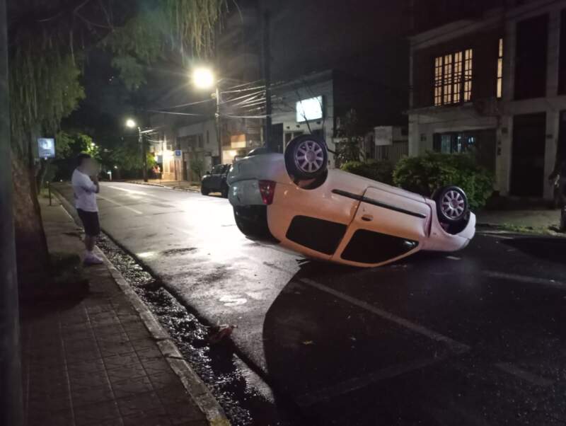 Más de cuatro veces el límite: con 2,17 g/l de alcohol, perdió el control y volcó en Posadas imagen-2