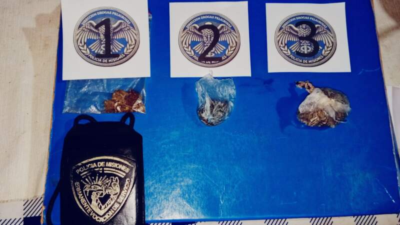 Tres intervenciones contra el narcomenudeo: detuvieron a un "dealer" y sacaron drogas de circulación imagen-6
