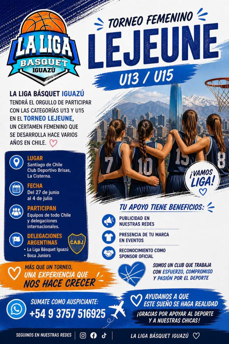 Básquet: las chicas del U13 y U15 de Iguazú competirán en Chile imagen-12