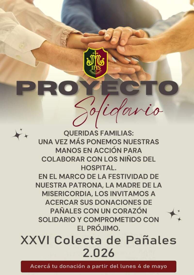 Pañales para el Hospital de Pediatría: comenzó la campaña solidaria del Instituto Madre de la Misericordia imagen-2