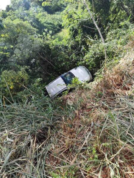 Tomaba mate junto a su auto y el vehículo terminó cayendo a un barranco en Corpus Christi imagen-11