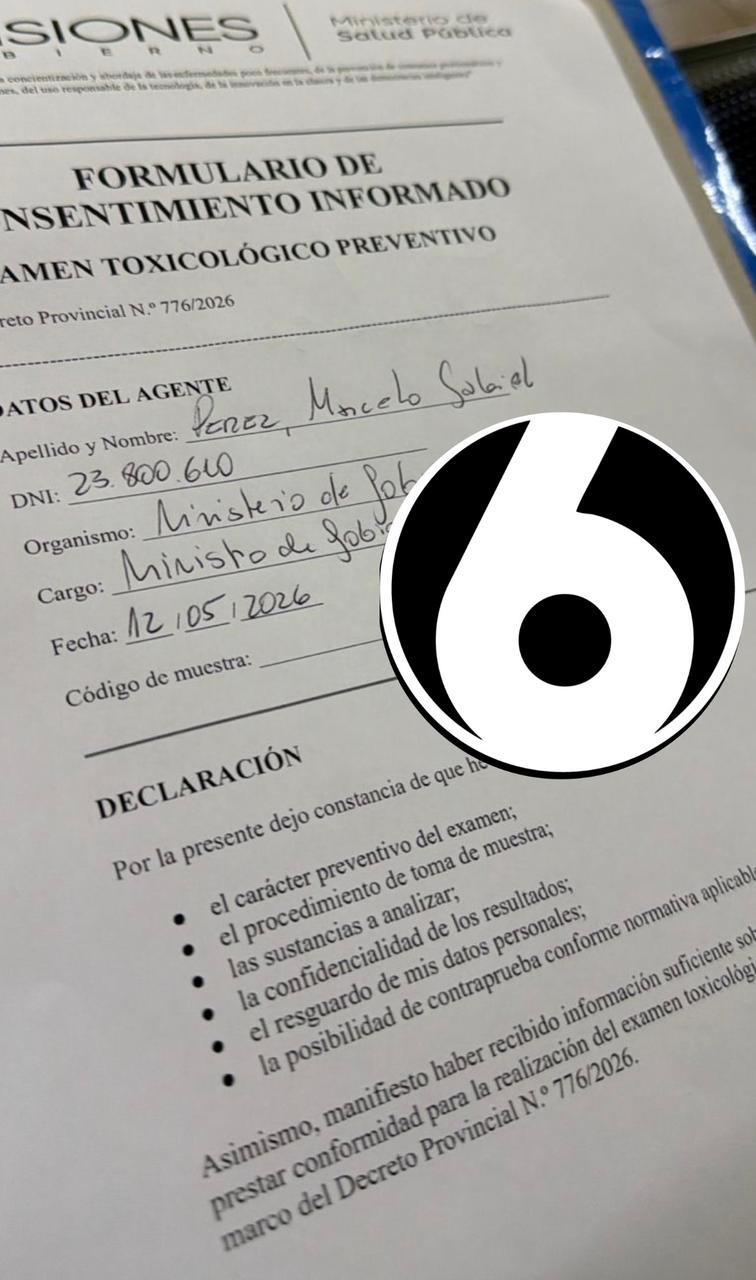 Narcotest obligatorio: Marcelo Pérez fue el primero en mostrar cómo será el control a funcionarios imagen-2