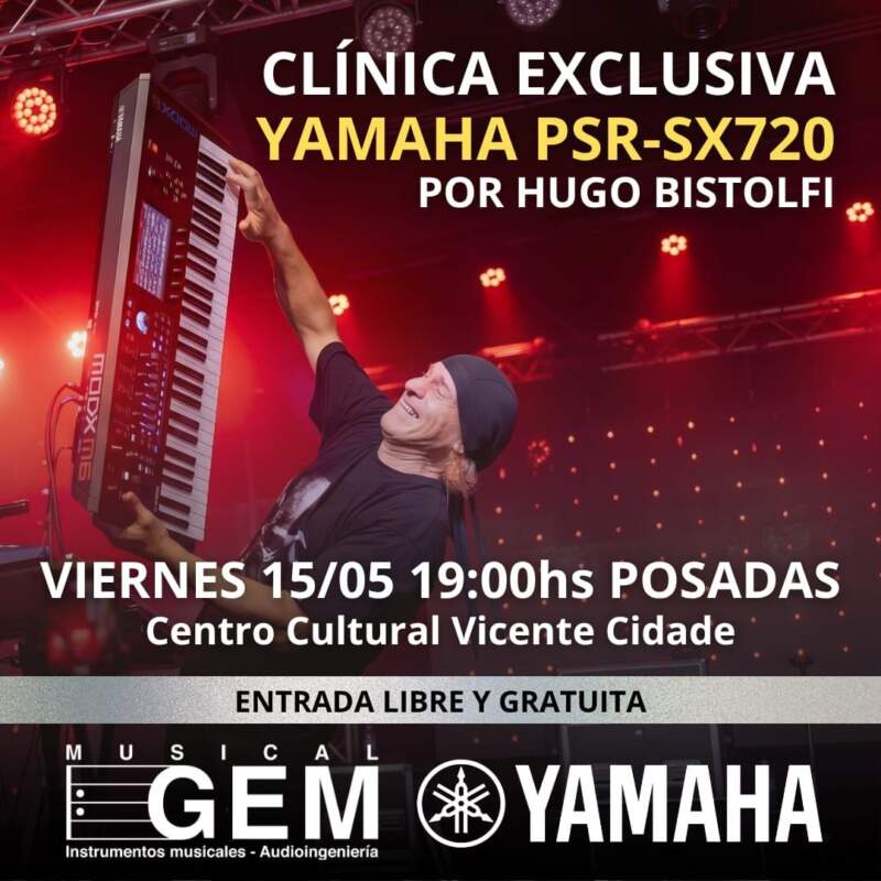 Del rock sinfónico al teclado digital: Hugo Bistolfi desembarca en Posadas con una clínica gratuita imagen-2