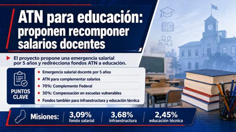 Herrera Ahuad impulsa una ley para convertir los ATN en refuerzo salarial docente e inversión educativa imagen-4