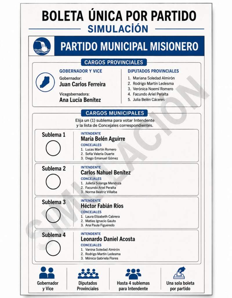La reforma de la ley de lemas hará más competitiva la lista de concejales y elevará el peso de cada candidatura imagen-2