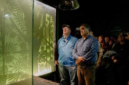 En la reapertura del Centro de Interpretación Jesuítico Guaraní de San Ignacio Miní, Passalacqua destacó que es una "experiencia inmersiva, tecnológica, que permite introducirse en ese histórico universo" imagen-11