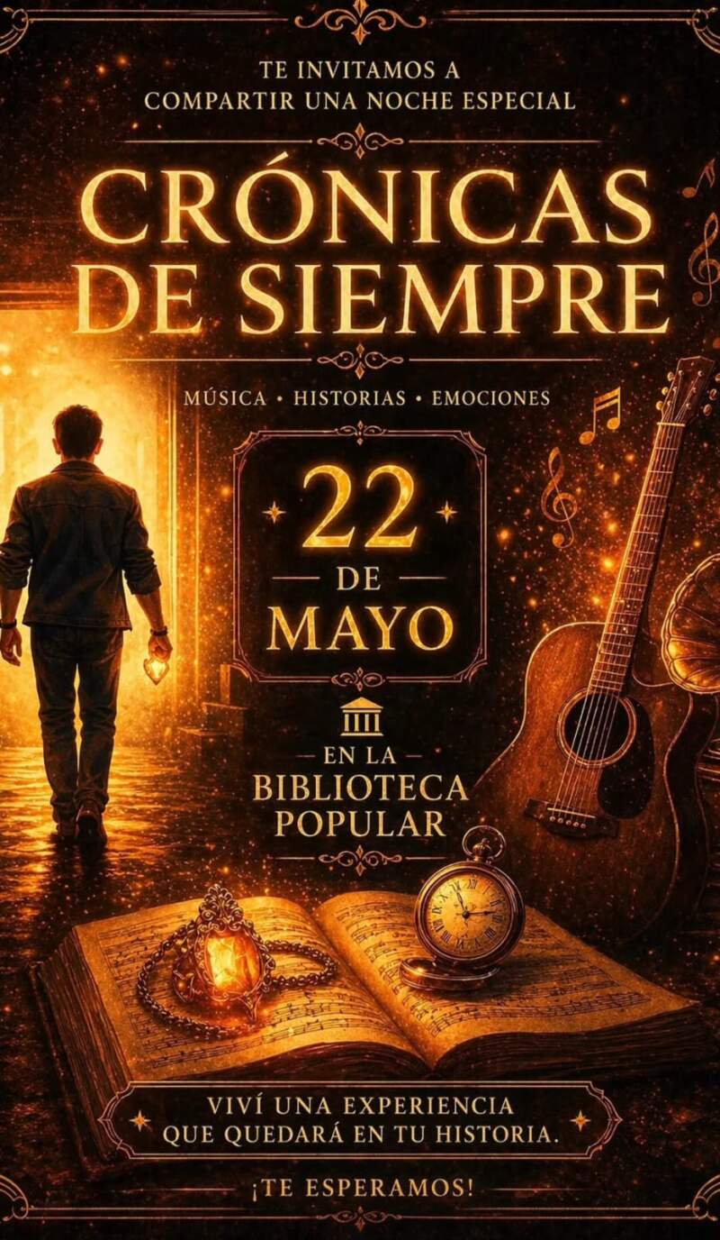 Germán Bastos anticipa "Crónicas de Siempre", en Posadas 3 Germán Bastos anticipa "Crónicas de Siempre", en Posadas imagen-2