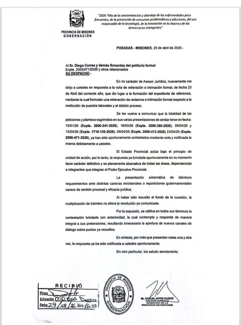 La Jefatura de Policía ratifica que no habrá reincorporación de ex efectivos en protesta 7 La Jefatura de Policía ratifica que no habrá reincorporación de ex efectivos en protesta imagen-6
