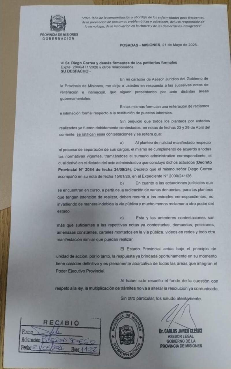 La Jefatura de Policía ratifica que no habrá reincorporación de ex efectivos en protesta 3 La Jefatura de Policía ratifica que no habrá reincorporación de ex efectivos en protesta imagen-2