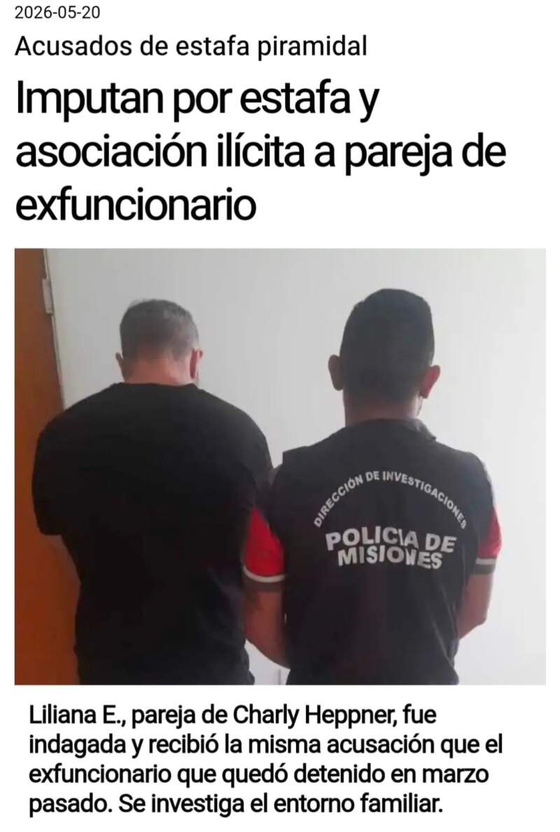 De la amistad a la denuncia: hace cinco años acusó a la pareja detenida por estafa y recién ahora avanza su causa 3 De la amistad a la denuncia: hace cinco años acusó a la pareja detenida por estafa y recién ahora avanza su causa imagen-2