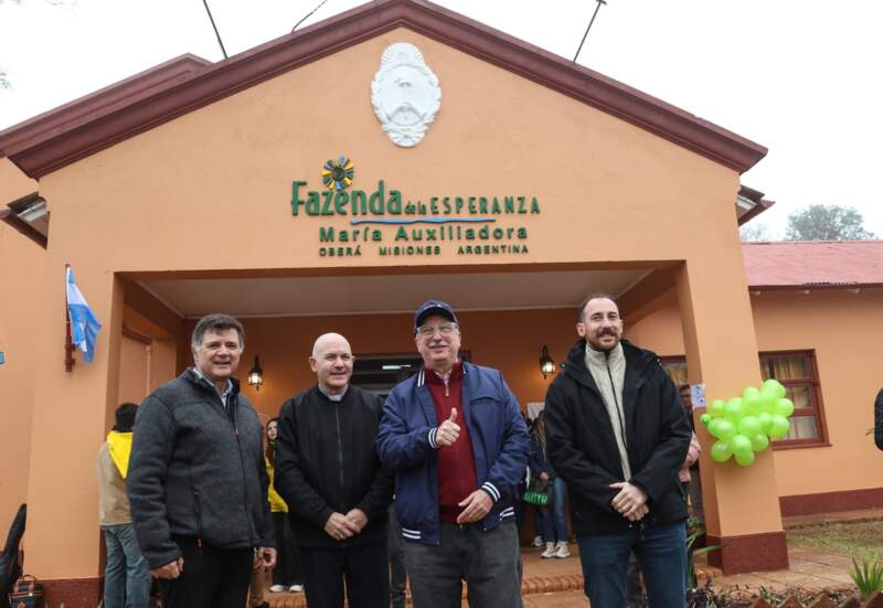 "Fadenza de la esperanza": Con la presencia de Passalacqua inauguraron en Oberá un centro destinado al acompañamiento integral de personas con consumos problemáticos imagen-6