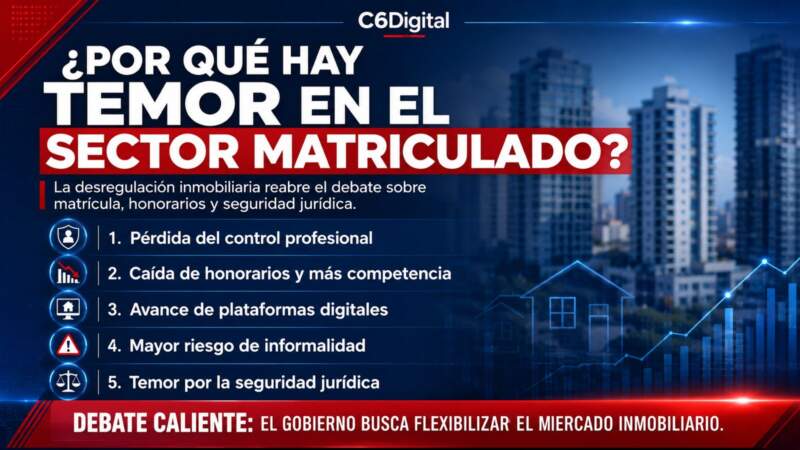 Chau matrícula: el Gobierno quiere abrir la tranquera inmobiliaria y los corredores ya sienten el temblor imagen-2