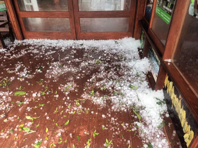 Granizada y fuertes vientos en el Parque Moconá: no se registraron personas lesionadas ni daños imagen-2