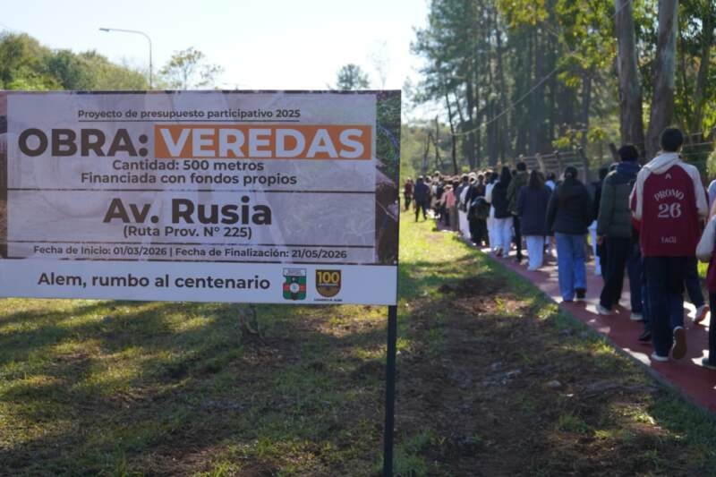 El Municipio de Alem mejora la conectividad peatonal con veredas frente al ISAM imagen-2
