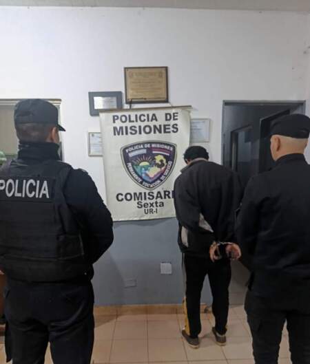Detuvieron a un hombre armado con un cuchillo tras amenazar a una mujer en la Chacra 103 de Posadas imagen-5