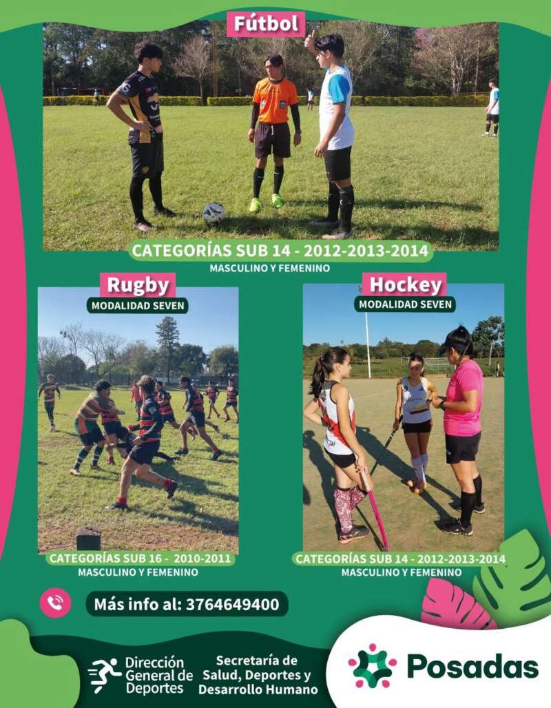 Vuelven los Juegos Deportivos Posadeños 2026 con una amplia propuesta para jóvenes de la ciudad 4 Vuelven los Juegos Deportivos Posadeños 2026 con una amplia propuesta para jóvenes de la ciudad imagen-3