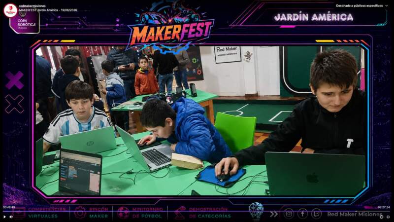 Comenzaron los MakerFest 2026: la previa que anticipa la emoción de la Copa Robótica Misiones imagen-12