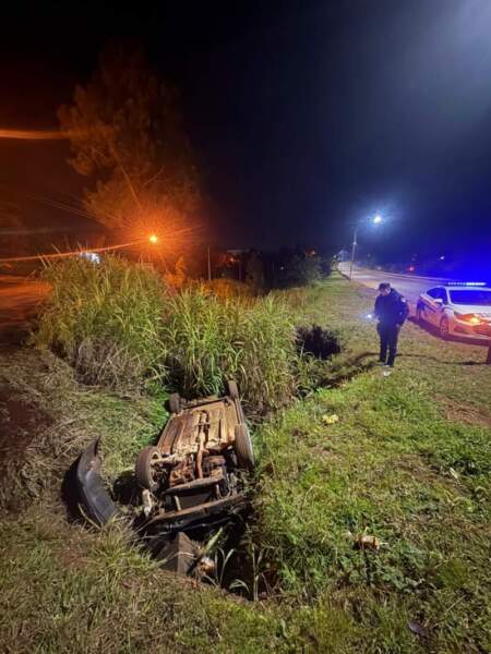 Con 1,38 g/l de alcohol en sangre, despistó y fue demorado en Oberá imagen-5