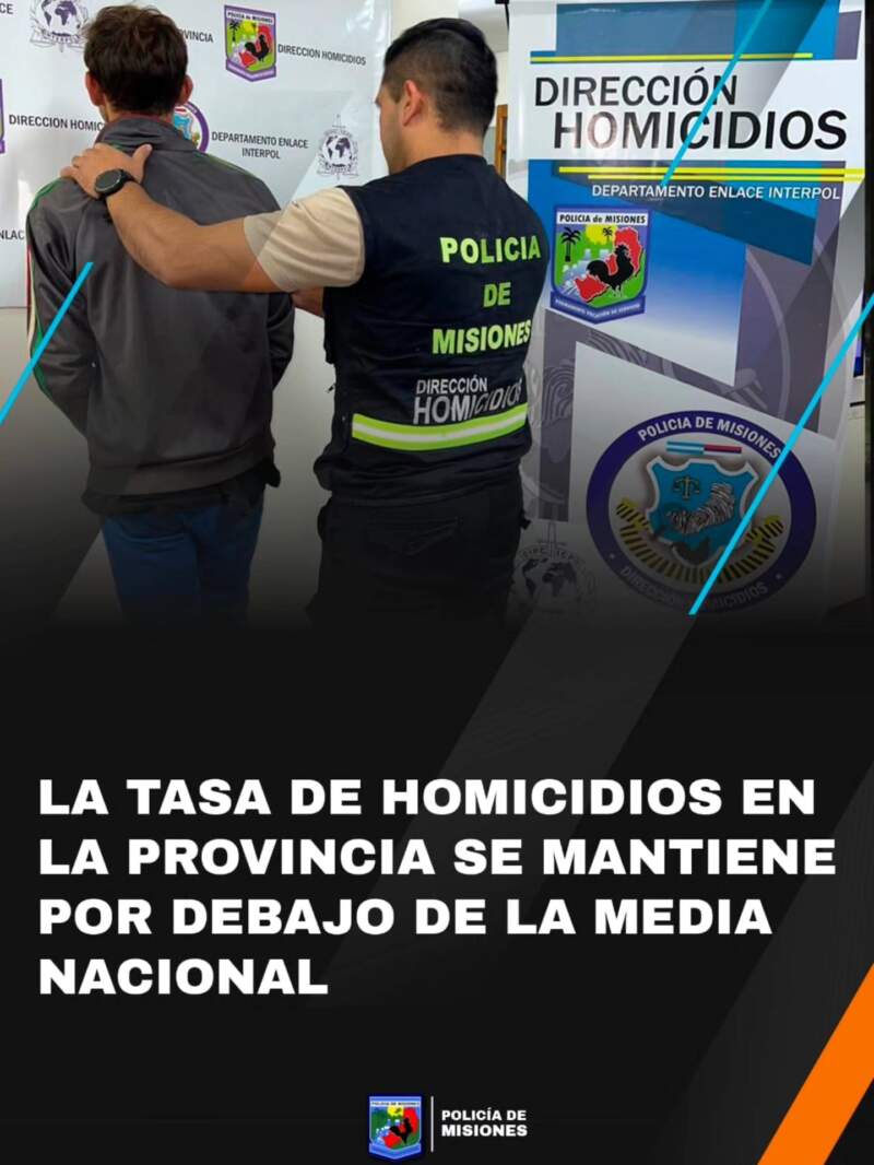 Indicadores nacionales ubican a Misiones entre las provincias con mejores índices de seguridad del país imagen-4