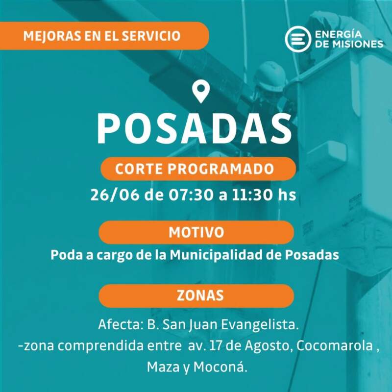 Culmina recambio de aisladores en la línea troncal Wanda–Andresito imagen-26