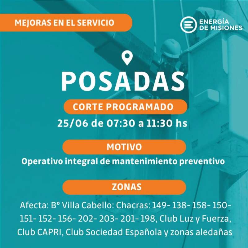 Culmina recambio de aisladores en la línea troncal Wanda–Andresito imagen-22