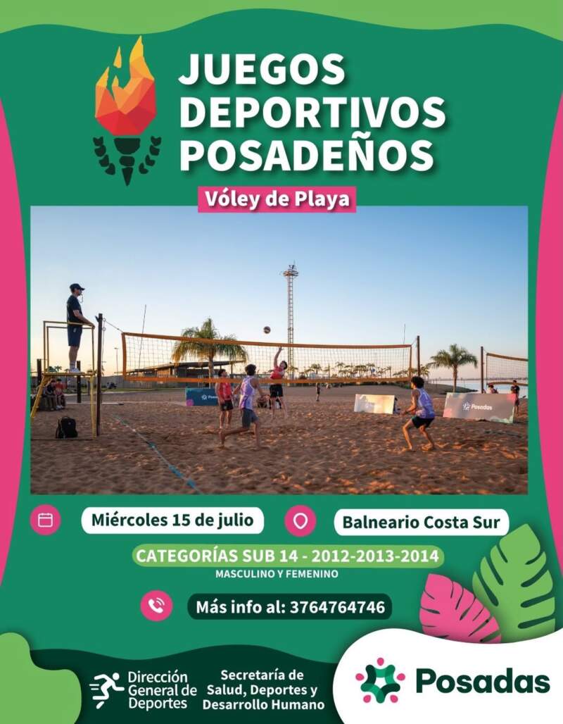 Vuelven los Juegos Deportivos Posadeños 2026 con una amplia propuesta para jóvenes de la ciudad imagen-6