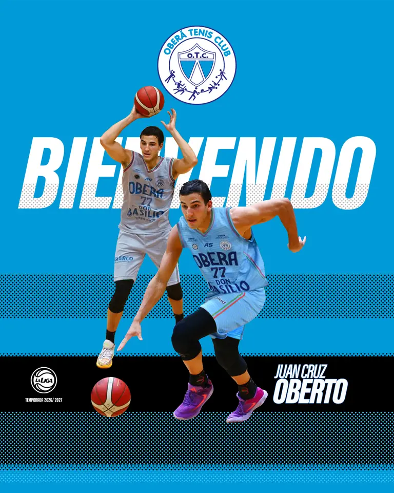 Básquet: Juan Cruz Oberto jugará en OTC 3 Básquet: Juan Cruz Oberto jugará en OTC imagen-2