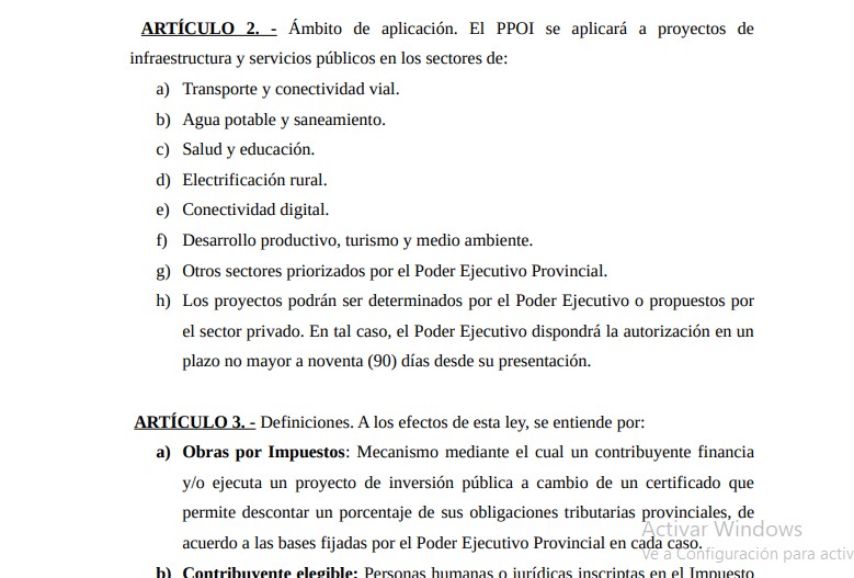 Legislatura: proponen la creación del Programa Provincial de Obras por Impuestos imagen-4