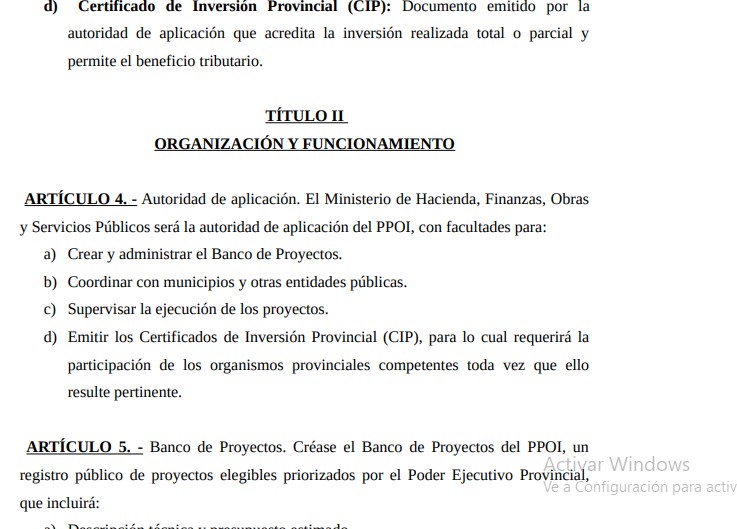 Legislatura: proponen la creación del Programa Provincial de Obras por Impuestos imagen-6
