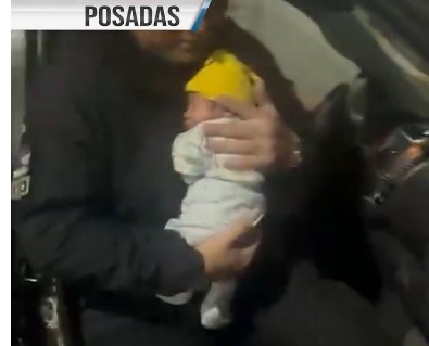 No respiraba y estaba inconsciente: policías lograron reanimar a un bebé de siete días en Posadas imagen-15