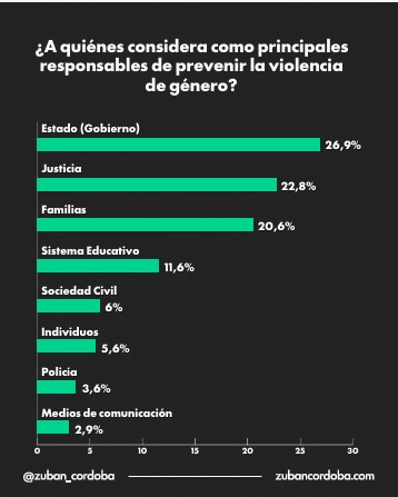 Violencia de género: según encuesta, la Justicia es el eslabón más débil y hay reclamo de reforma 29 Violencia de género: según encuesta, la Justicia es el eslabón más débil y hay reclamo de reforma imagen-28