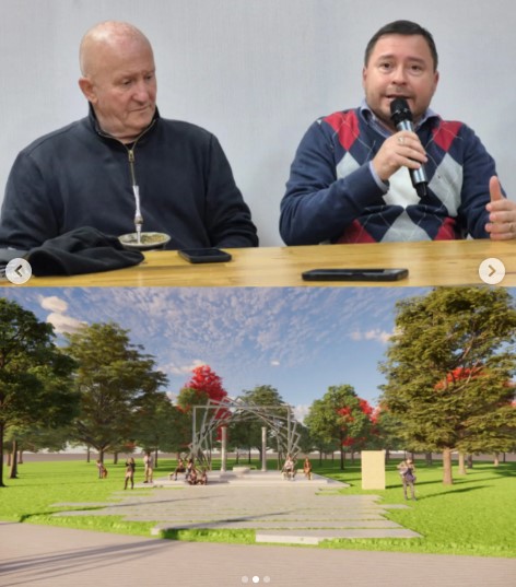 Presentaron el proyecto para construir un Monumento a la Biblia en el Hito Tres Frontera imagen-1